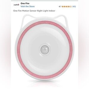 White Motion Sensor Night Light